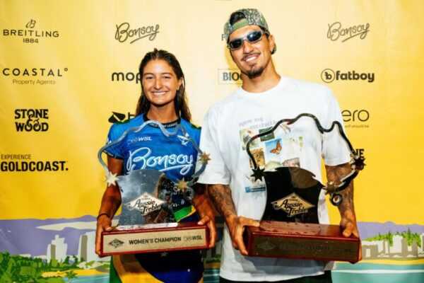 Gabriel Medina e Luana Silva conquistam a Tríplice Coroa Australiana gabriel-medina-e-luana-silva-conquistam-a-triplice-coroa-australiana
